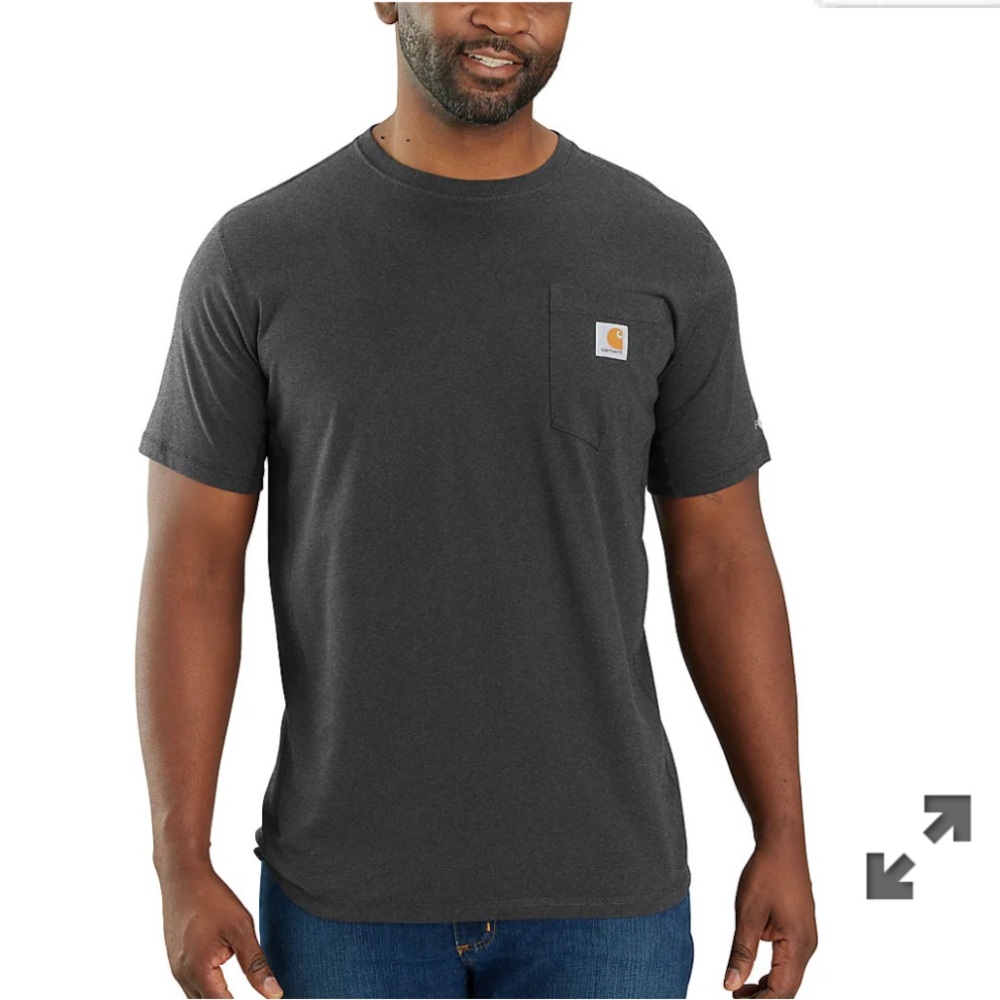 Carhartt Men's Short Sleeve Tee - Dark Gray